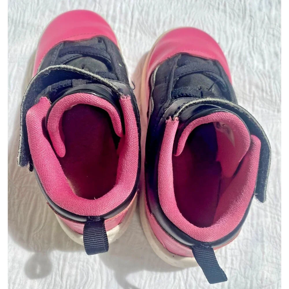 Jordan Max Aura 2 Girl's High Top Shoes Black/Pinksicle  CN8092-006 -Size 10C